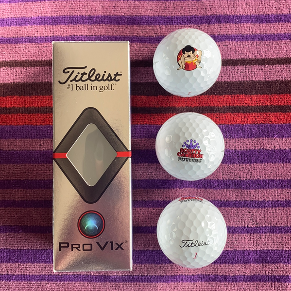 Scotty Cameron Titleist Pro V1x Sumo Golf Balls - 1 sleeve - Dark Side Golf