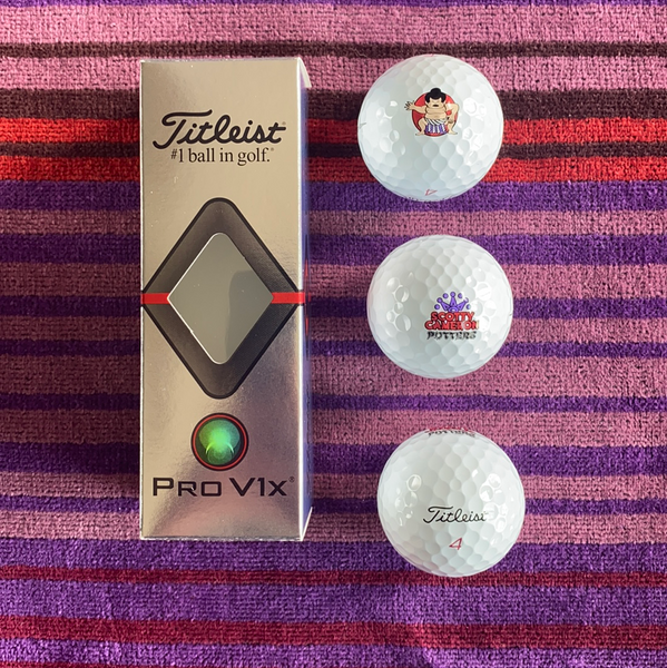 Scotty Cameron Titleist Pro V1x Sumo Golf Balls - 1 sleeve - Dark Side Golf